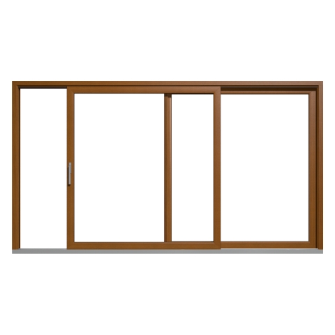 Kunststoff HS-Tür in Golden Oak