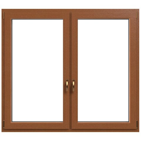 Holz-Aluminiumfenster Duoline 2-flg. Eiche Hell