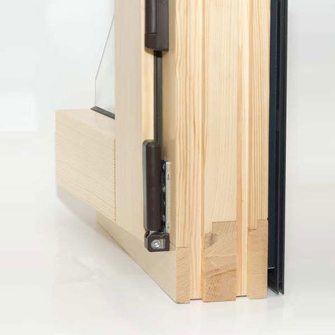 Holz-Aluminium Fensterprofilecke