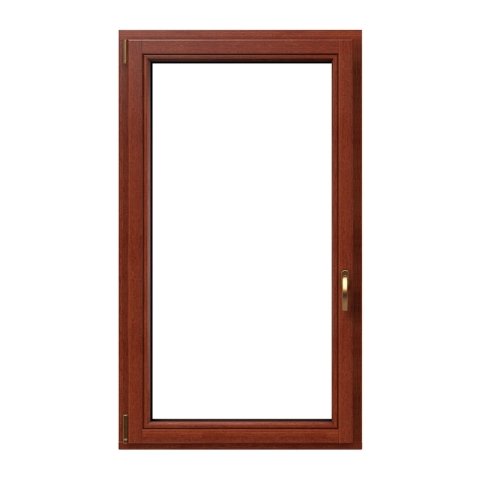 Holzfenster Softline 1-flg. Teak