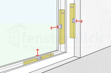 Türrahmen ausrichten