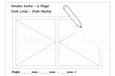 Schets van het toekomstige kozijn maken met de belangrijkste informatie