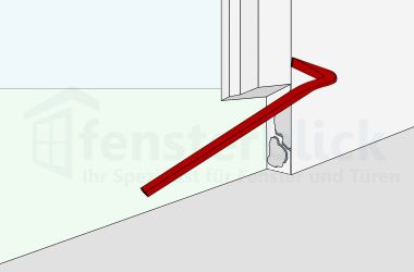 Nebeneingangstürrahmen ausbauen und entfernen