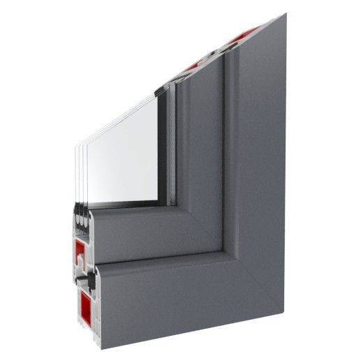 Fenster Iglo Energy Basaltgrau (glatt)