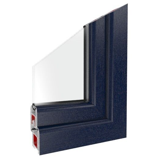 Fenster Iglo 5 Stahlblau