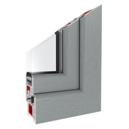 Fenster Iglo Energy Grau 7155