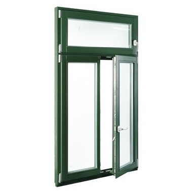 Fenster mit Oberlicht Moosgrün