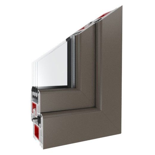 Fenster Iglo Energy Quarzgrau (glatt)