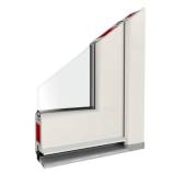 Kunststofftürprofil Weiß