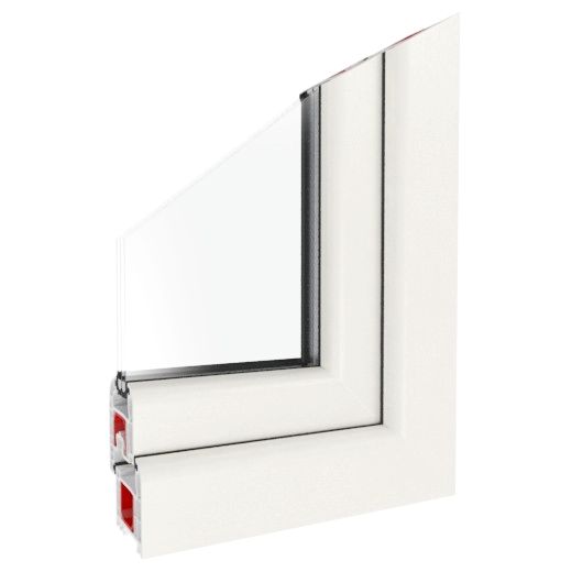 Fensterprofil Iglo 5 Weiß