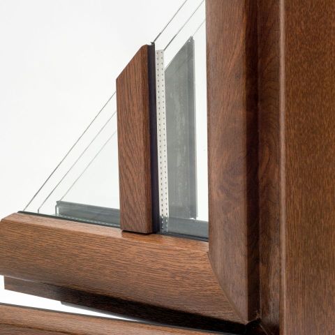 Kunststofffenster mit aufgesetzter Sprosse und 1-Duplex