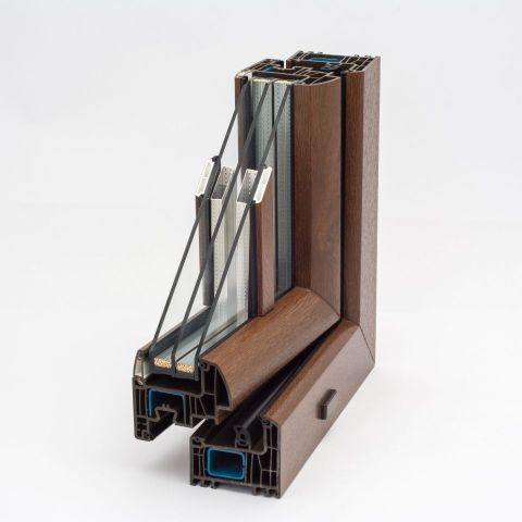 Aufgesetzte Sprossen mit 2-Duplex Abstandhalter