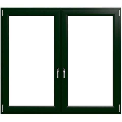 Kunststofffenster Iglo Energy Dunkelgrün