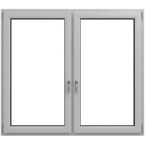 2 flg. DK-DK Kunststofffenster Silber D Iglo Energy