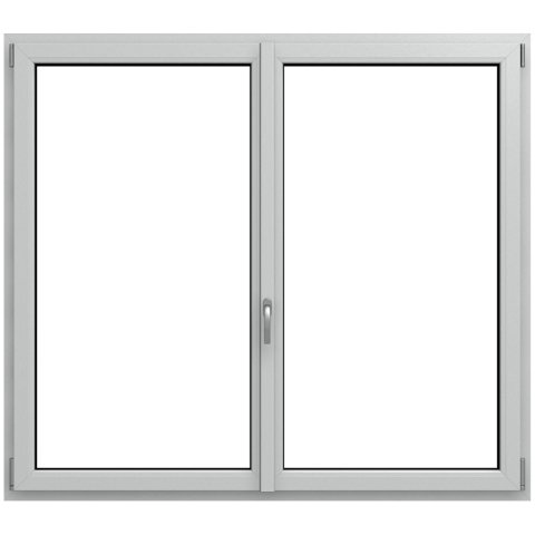 2 flg. Stulpfenster Lichtgrau Iglo Light