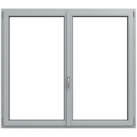 2 flg. Stulpfenster Silber V Iglo Light