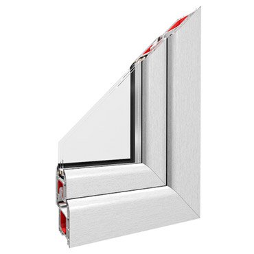 Fensterprofil Iglo Light in Weiß