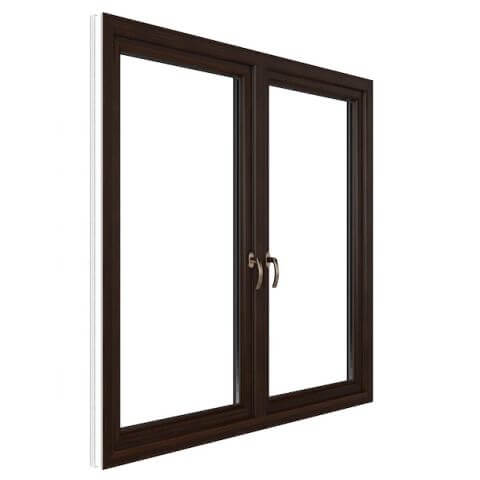 Kunststofffenster Iglo EXT mit Stulp - Innen geschlossen