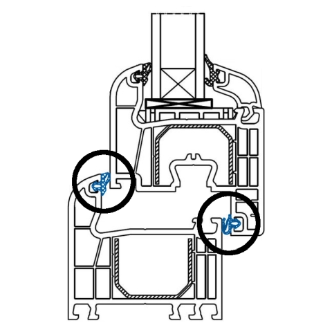 Fenster mit 2 Dichtungsebenen als Iglo 5