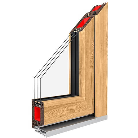 Kunststofftürprofil Drutex Iglo Edge