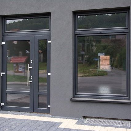 Kunststofftür Iglo 5 Anthrazit