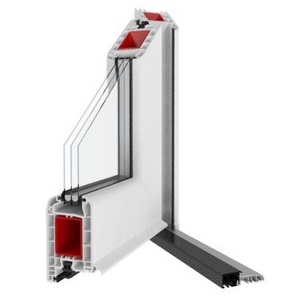 Kunststof deur Iglo 5 profiel