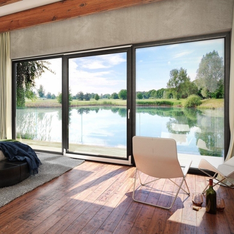 Antracietkleurige kozijnen