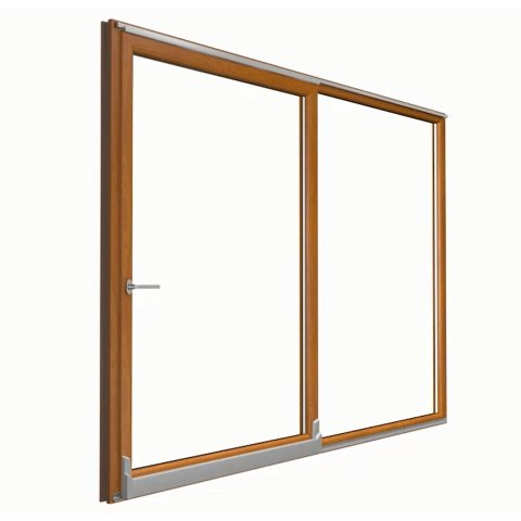 Geschlossene PSK Tür in Golden Oak