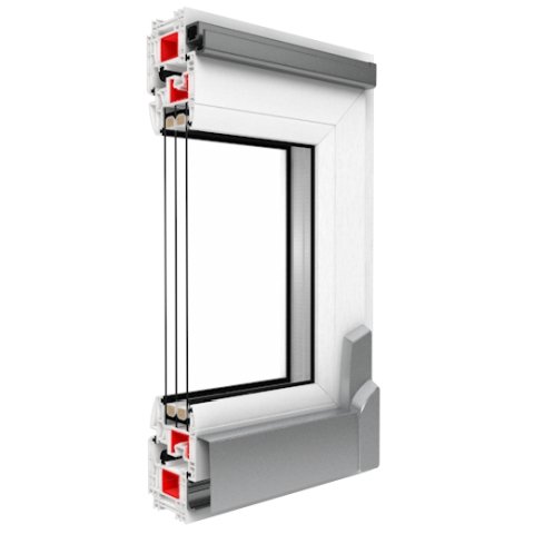 Kunststoff PSK-Tür Iglo Energy Weiß