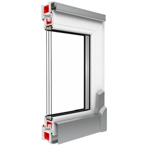 Kunststoff PSK-Tür Iglo Light Weiß