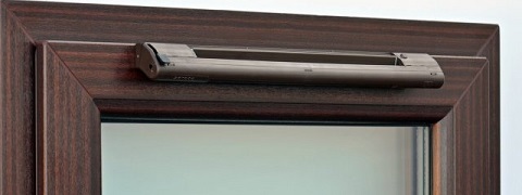 Kozijnventilatiesysteem Aereco EMM bruin