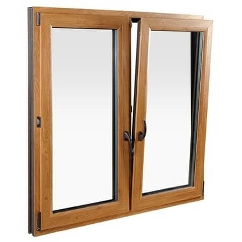 2-flügeliges Kunststofffenster auf Kipp