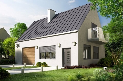 Alu-Fenster Einfamilienhaus