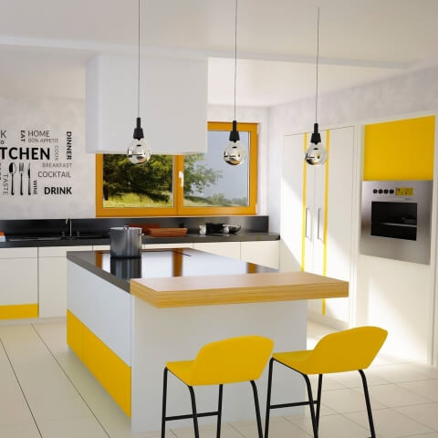 Keukenraam Oregon 2-vleugelig met stolp