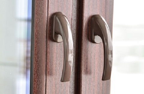 Fenstergriff Exclusive in Braun