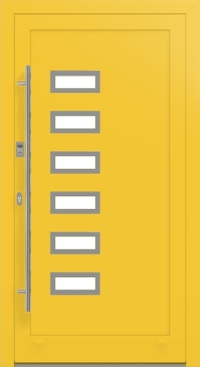 Alu-Haustür MB-86 SI in Zinkgelb