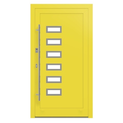 Alu-Modell in Schwefelgelb