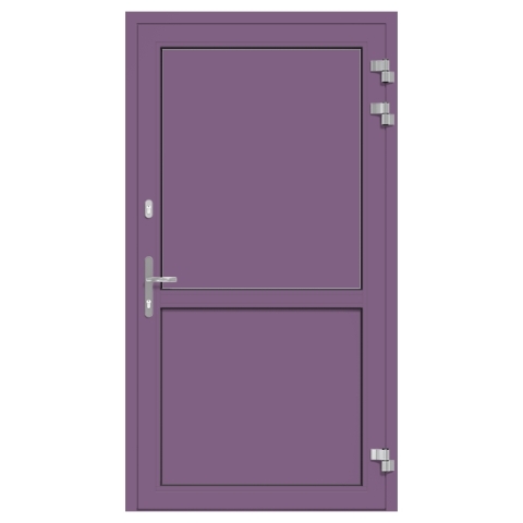 Alu-Eingangstür Rotlila RAL-4001