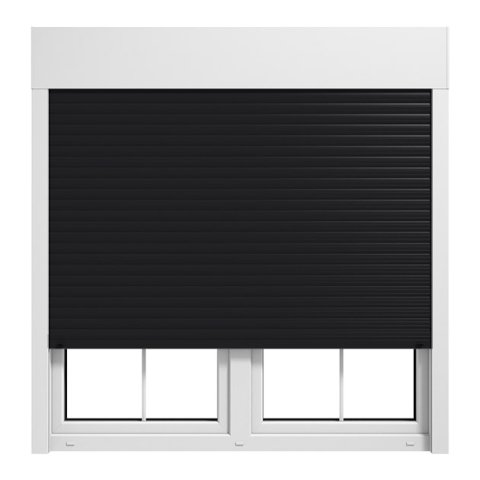 Aufbaurollladen mit Anthrazit Rollladen Panzer