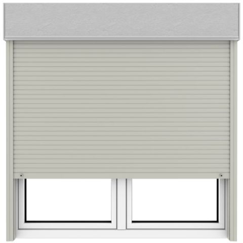 Drutex-opbouwrolluik - grijs