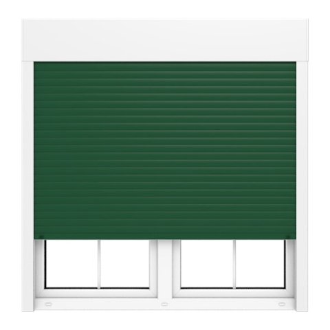 Aufbaurollladen mit Moosgrün Panzer