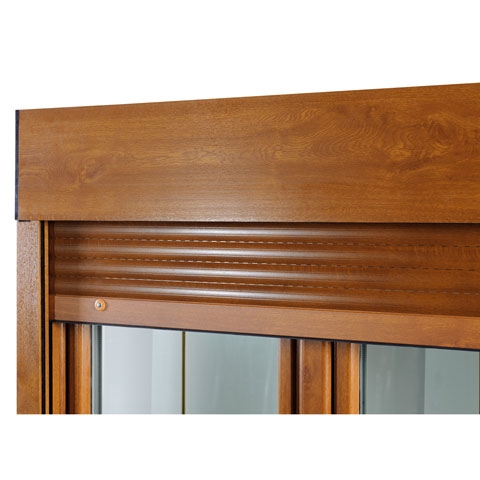 Drutex Aufsatzrollladenkasten in Golden Oak