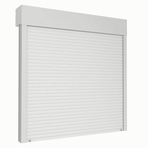 Opbouwrolluik in wit