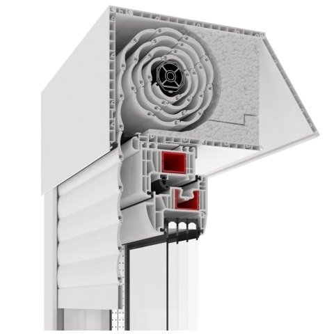 SKS Aufsatzrollladen für Kunststofffenster 170mm
