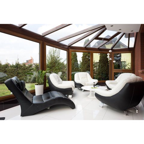 PSK Tür aus Kunststoff für Wintergarten