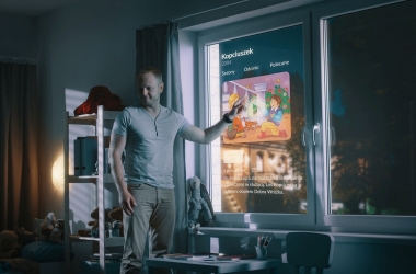 Smart Fenster die als Bildschirm / Display / Touchscreen genutzt werden