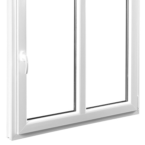 Glasteilende Sprossen aus Kunststoff in Weiß