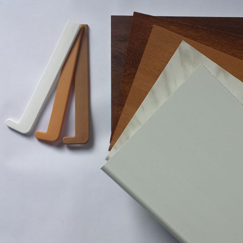 Sortimentauswahl Innenfensterbank aus PVC