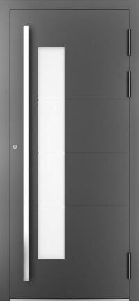 DRUTEX Alu Haustür Florida 1.3 (L) in Anthrazit