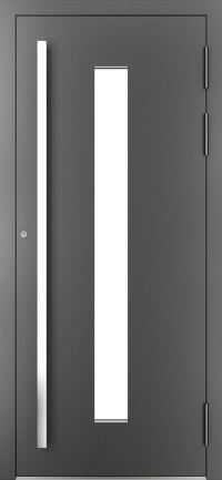 DRUTEX Alu Haustür Texas (C) in Anthrazit